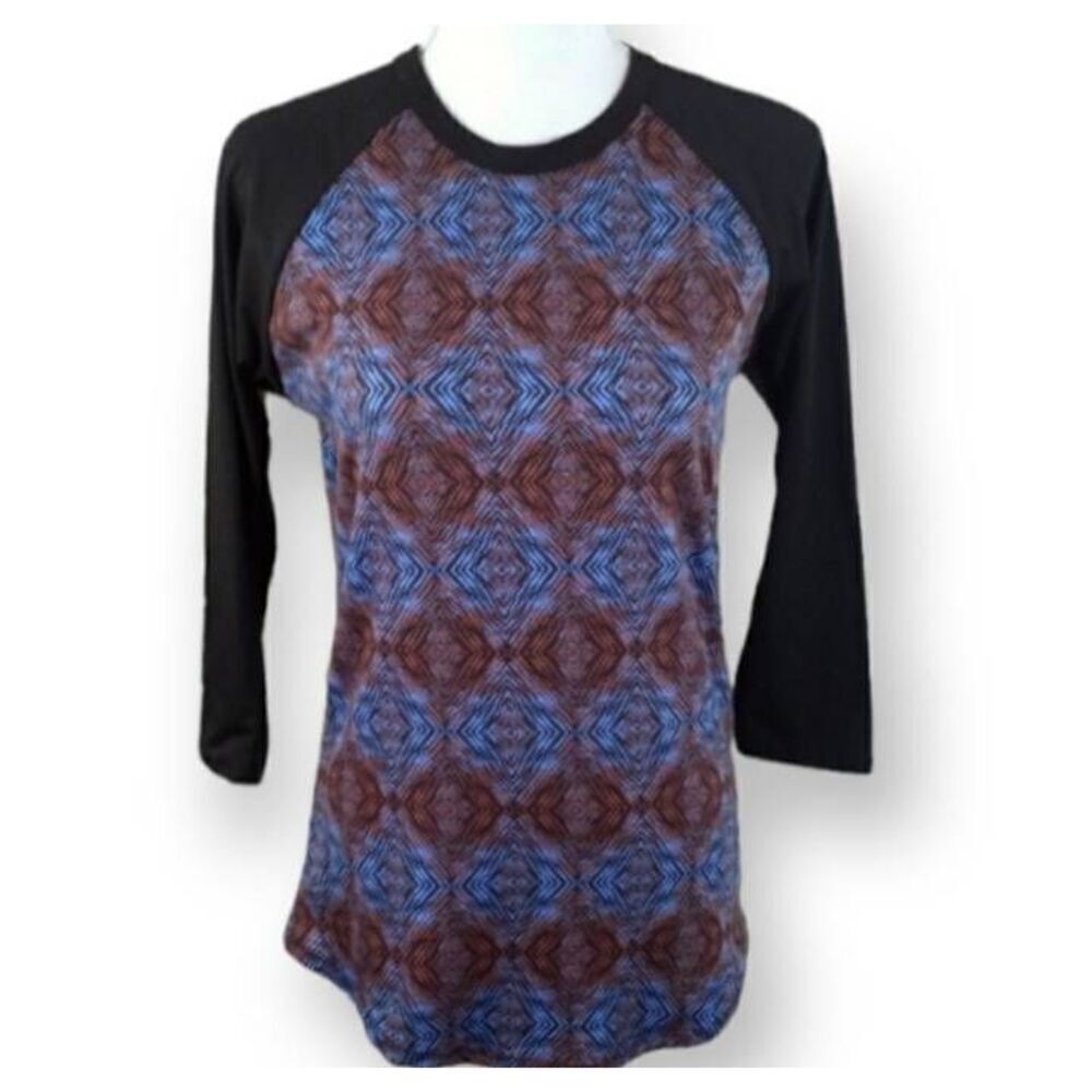 LULAROE MULTICOLOR T-SHIRT SZ.S EUC.